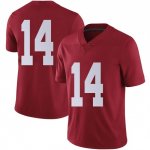 NCAA Men's Alabama Crimson Tide #14 Thaiu Jones-Bell Stitched College Nike Authentic No Name Crimson Football Jersey MP17G70VD
